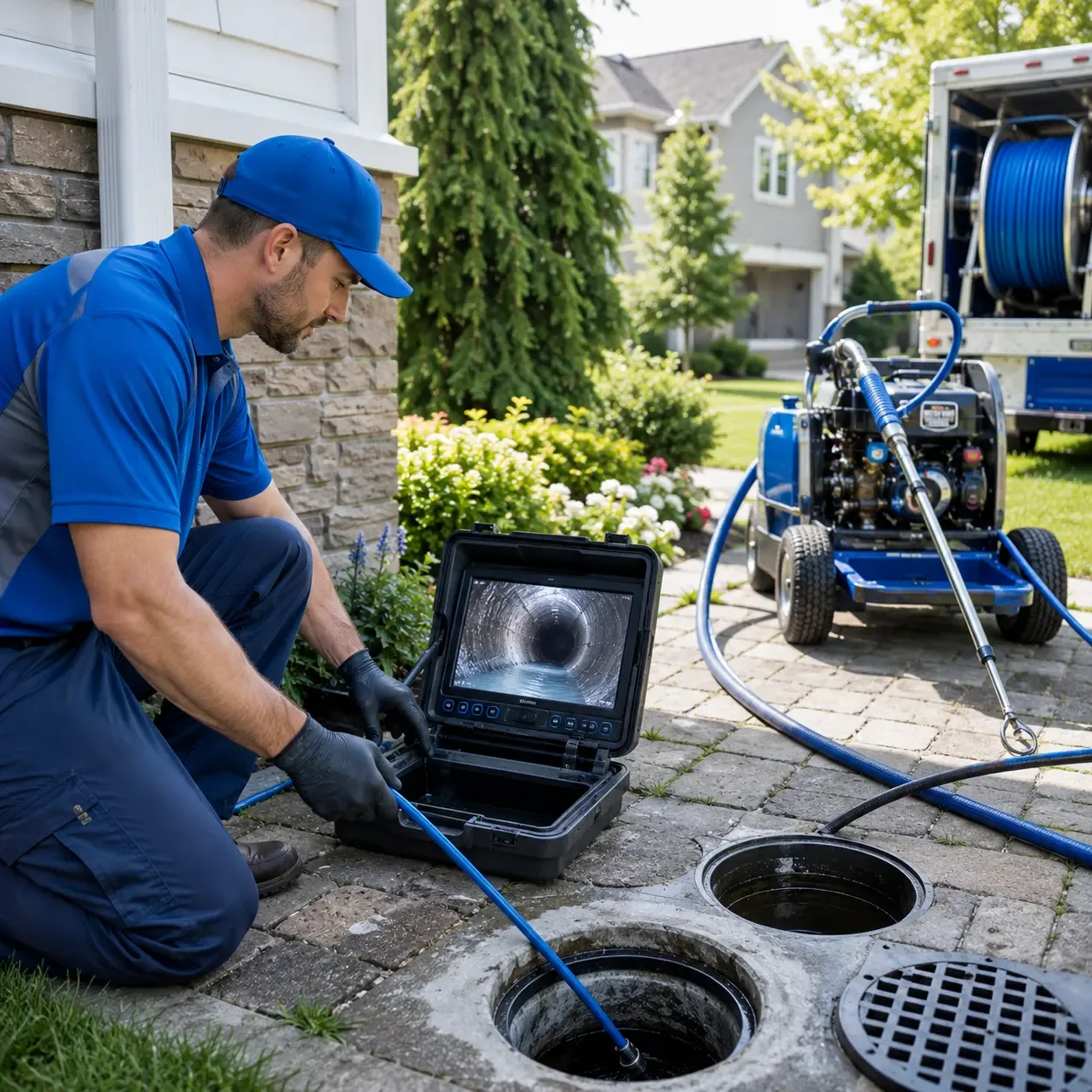 Outdoor drain cleaning professionals serving Pleasant Lake, IN