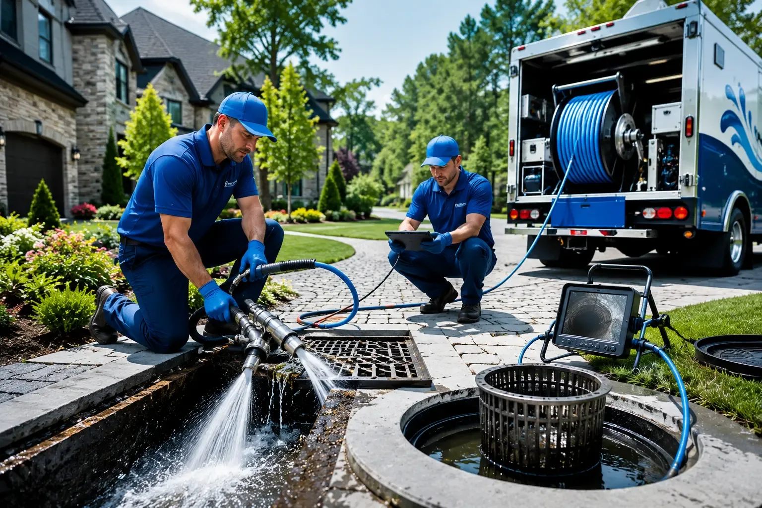 Local outdoor drain cleaning professionals in Pleasant Lake, IN